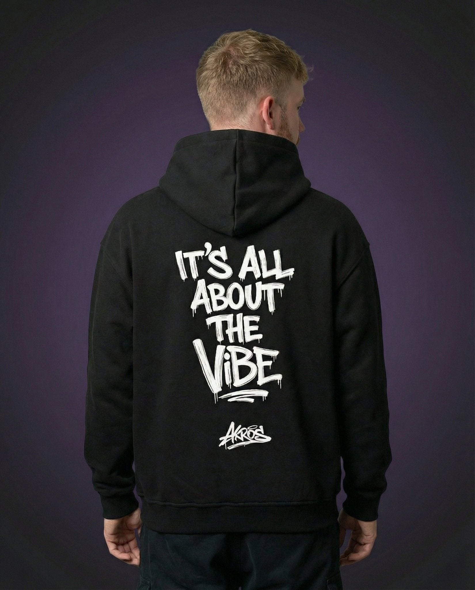 AKROS ITS ALL ABOUT THE VIBE - OVERSIZED HOODIE | HARDTEKK.DE - Street & Clubwear