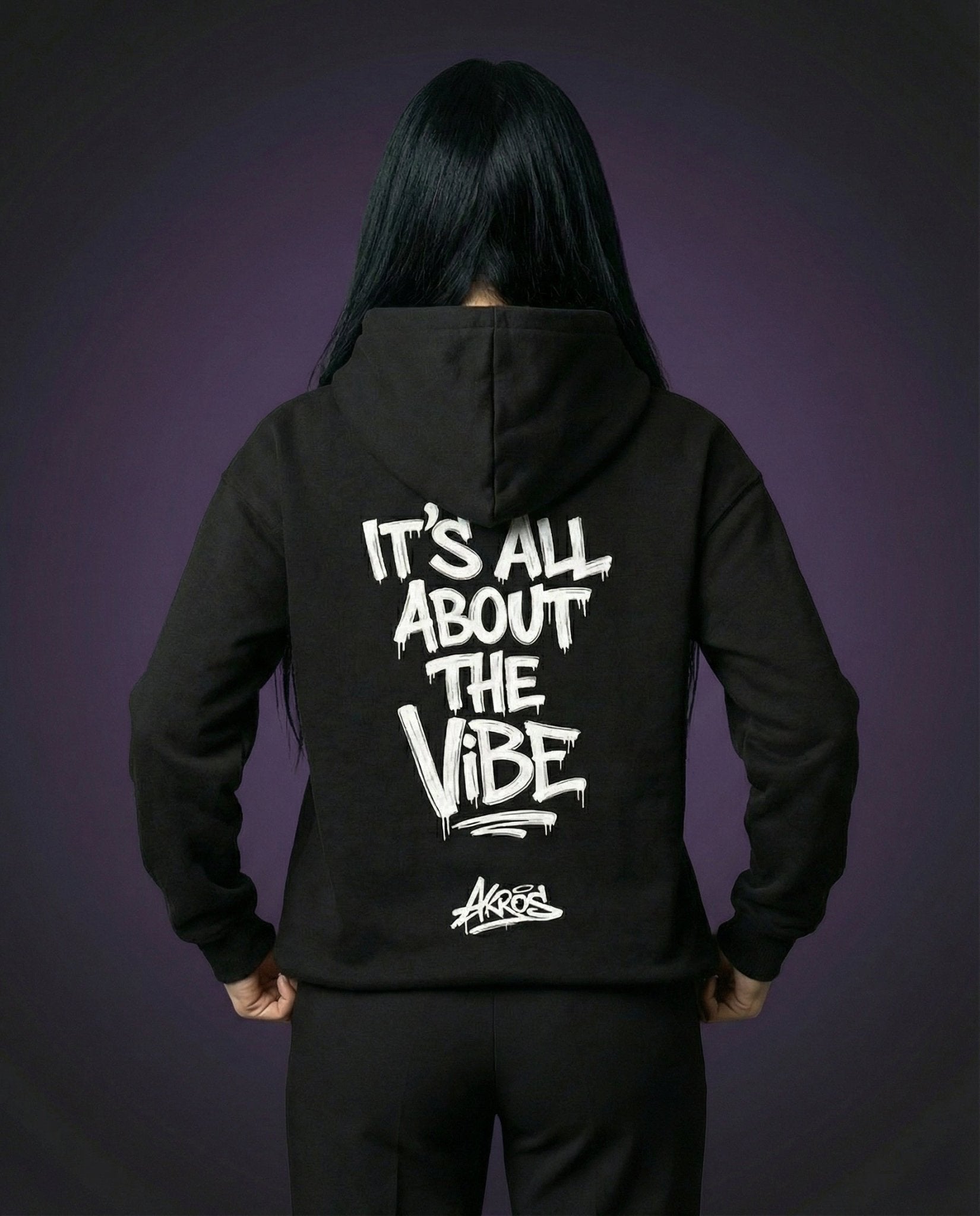 AKROS ITS ALL ABOUT THE VIBE - OVERSIZED HOODIE | HARDTEKK.DE - Street & Clubwear