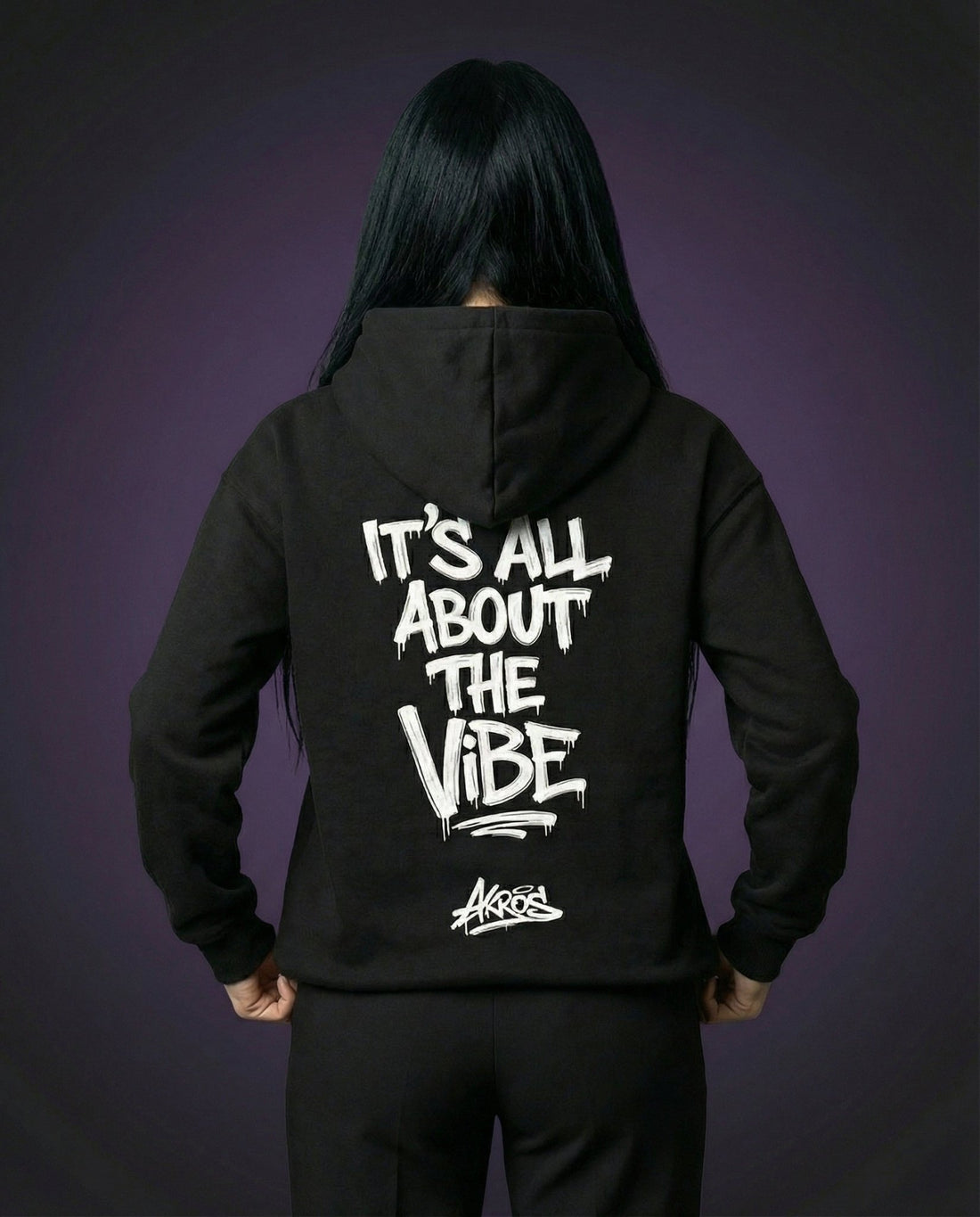 AKROS ITS ALL ABOUT THE VIBE - OVERSIZED HOODIE | HARDTEKK.DE - Street & Clubwear