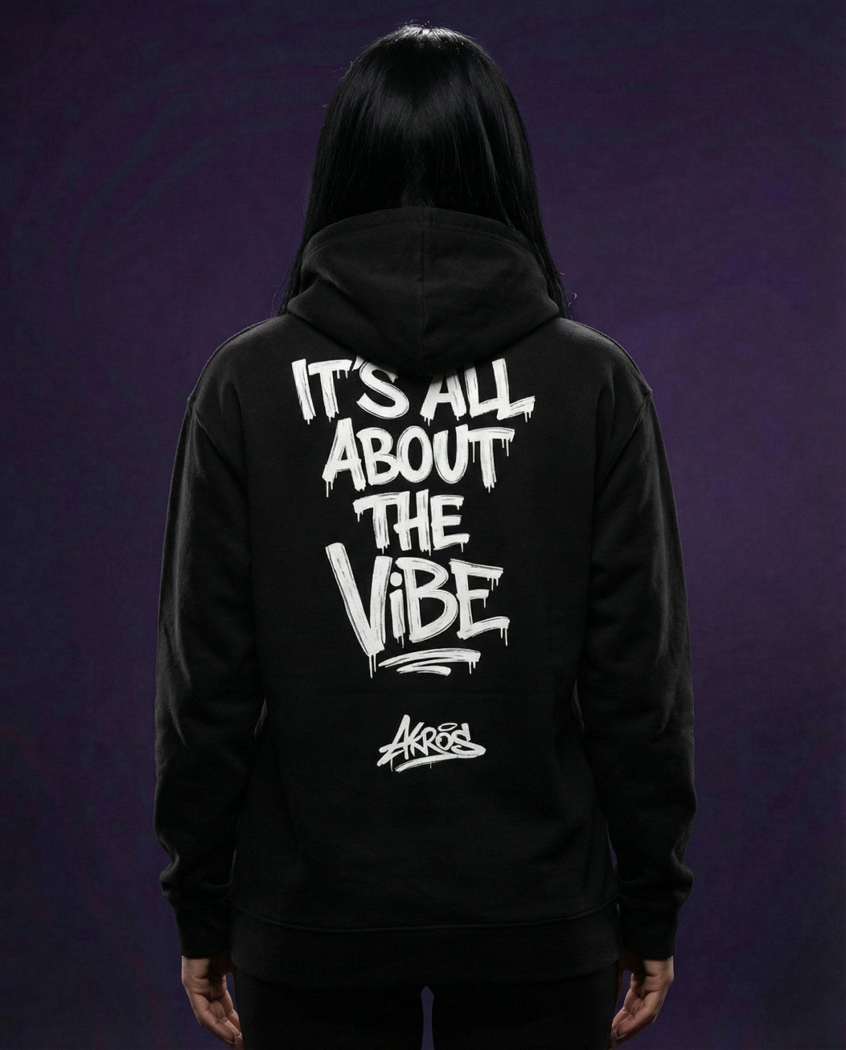 AKROS ITS ALL ABOUT THE VIBE - OVERSIZED ZIPPER HOODIE | HARDTEKK.DE - Street & Clubwear