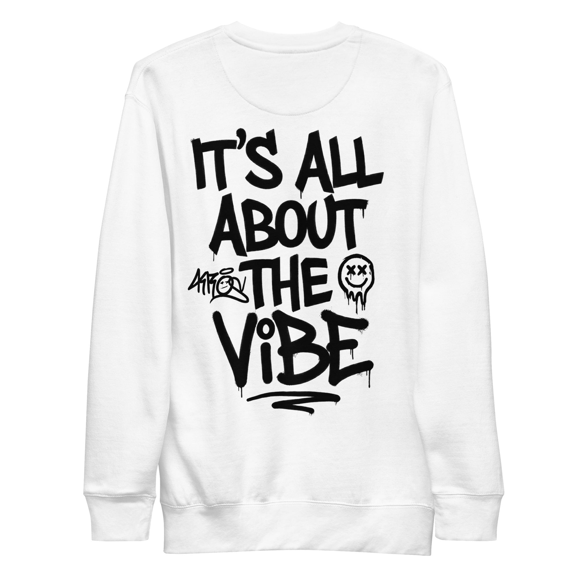 AKROS ITS ALL ABOUT THE VIBE - PREMIUM ORGANIC SWEATSHIRT | HARDTEKK.DE - Street & Clubwear