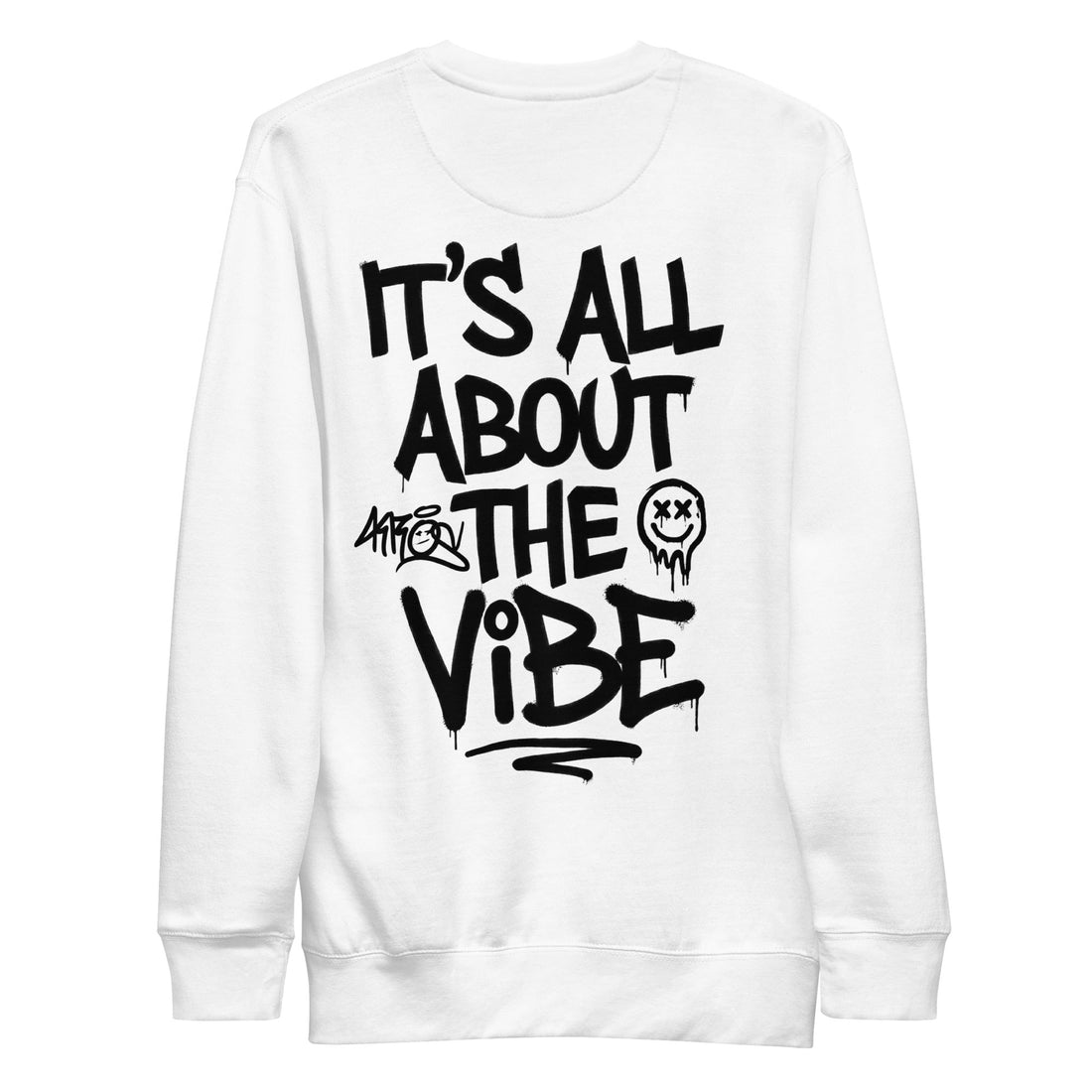 AKROS ITS ALL ABOUT THE VIBE - PREMIUM ORGANIC SWEATSHIRT | HARDTEKK.DE - Street & Clubwear
