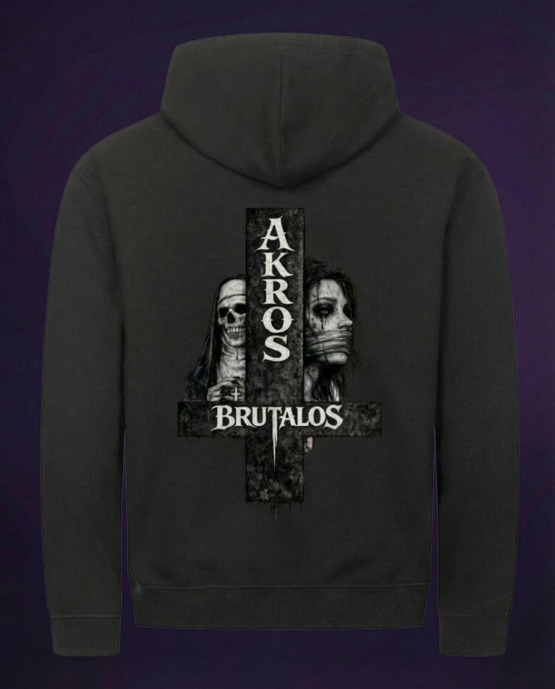 AKROSBRUTALOS HELLFIRE EDITION - OVERSIZED ZIPPER HOODIE | HARDTEKK.DE - Street & Clubwear