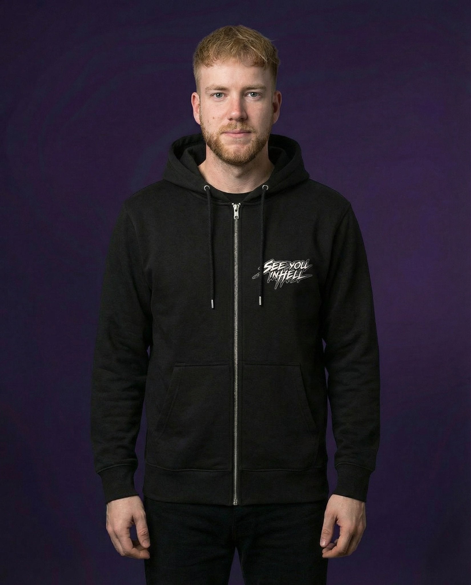 AKROSBRUTALOS HELLFIRE EDITION - OVERSIZED ZIPPER HOODIE | HARDTEKK.DE - Street & Clubwear