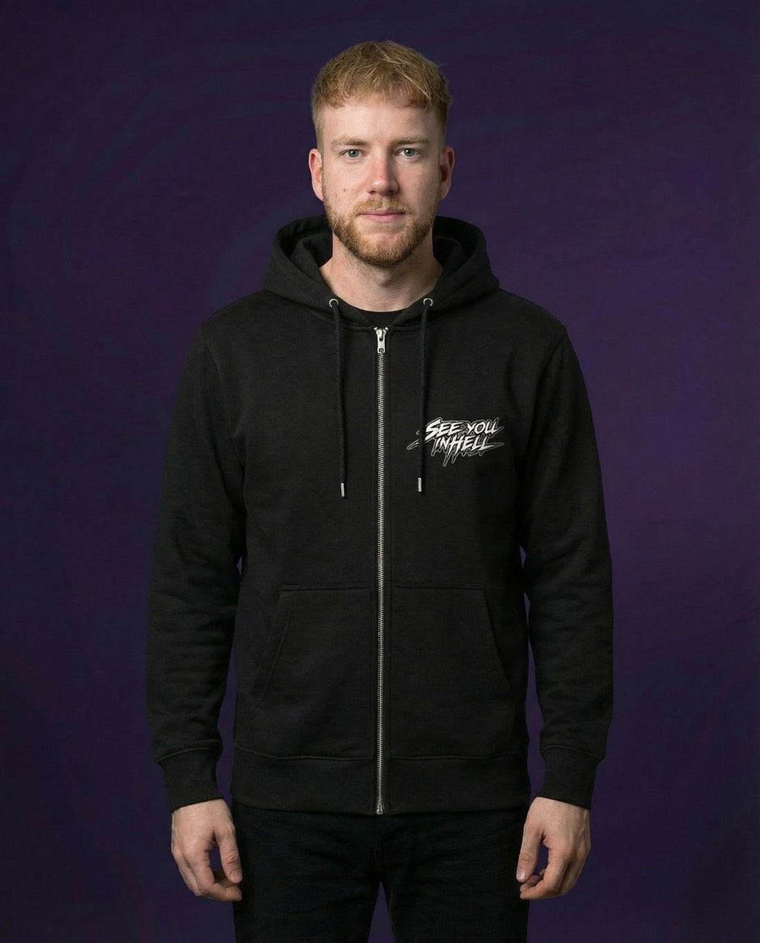 AKROSBRUTALOS HELLFIRE EDITION - OVERSIZED ZIPPER HOODIE | HARDTEKK.DE - Street & Clubwear