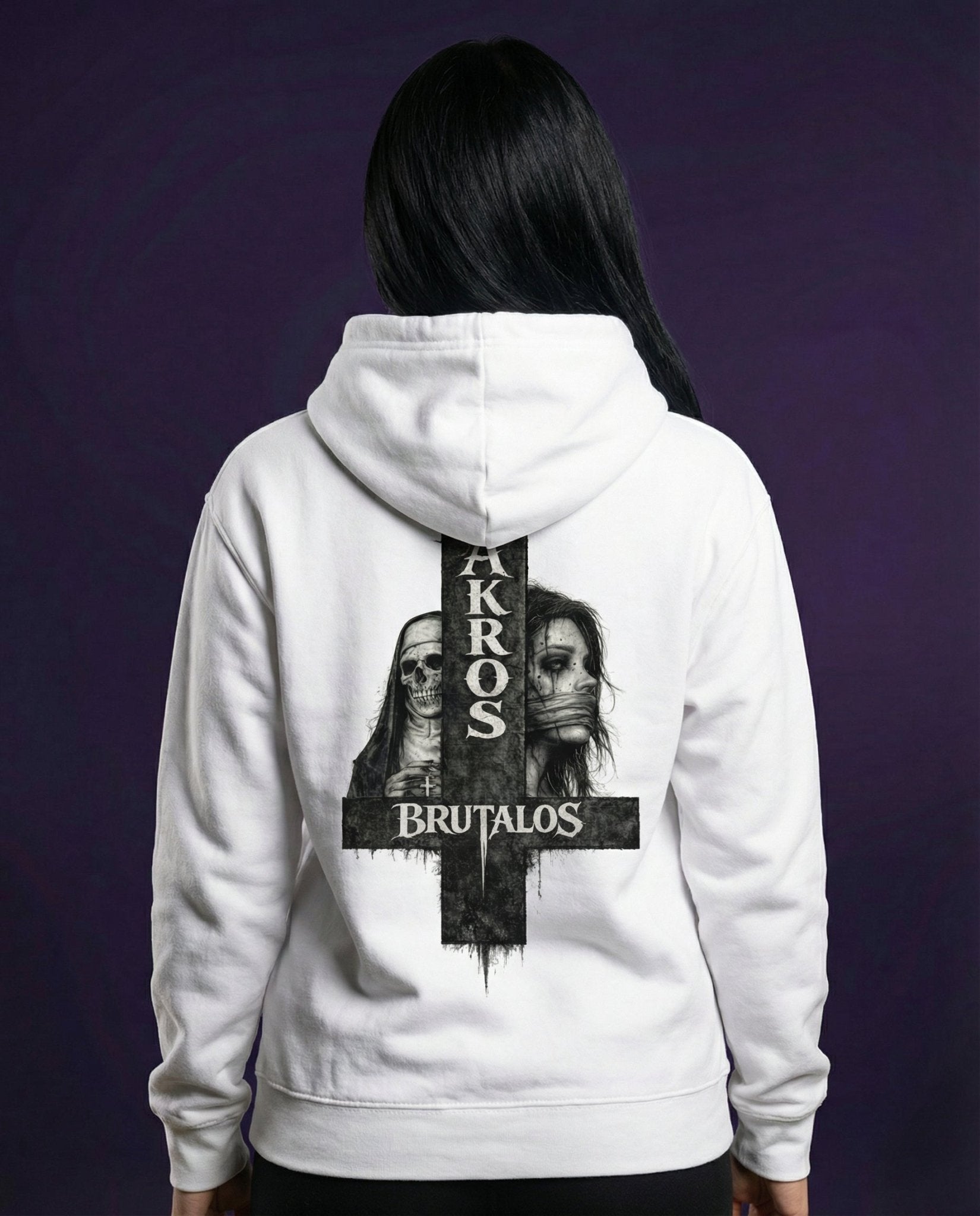 AKROSBRUTALOS HELLFIRE EDITION - OVERSIZED ZIPPER HOODIE | HARDTEKK.DE - Street & Clubwear