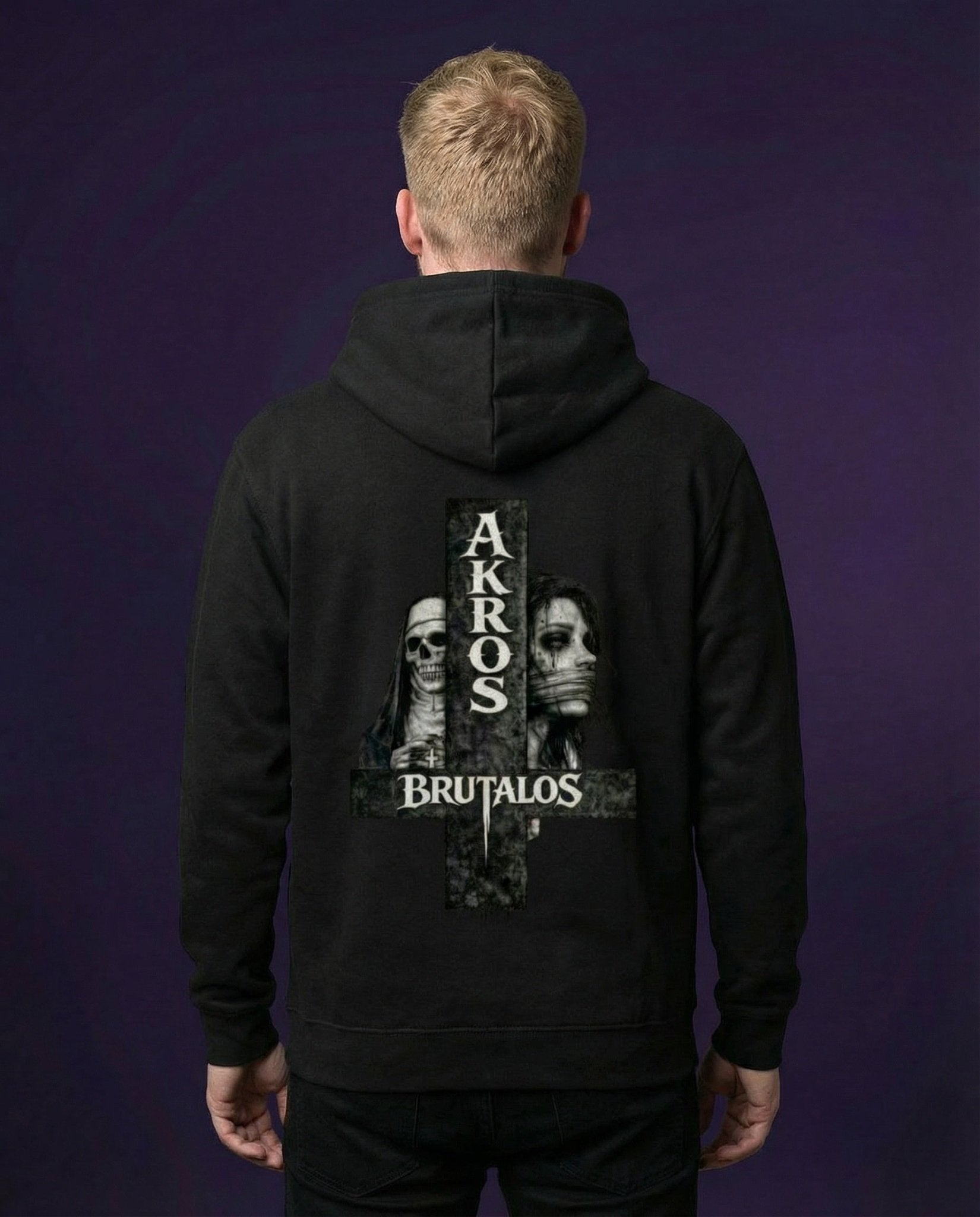 AKROSBRUTALOS HELLFIRE EDITION - OVERSIZED ZIPPER HOODIE | HARDTEKK.DE - Street & Clubwear