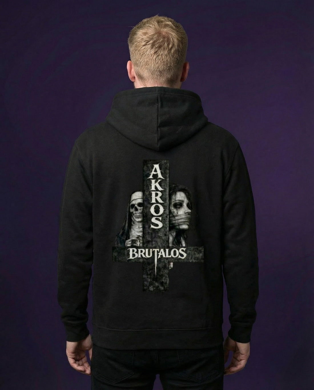 AKROSBRUTALOS HELLFIRE EDITION - OVERSIZED ZIPPER HOODIE | HARDTEKK.DE - Street & Clubwear