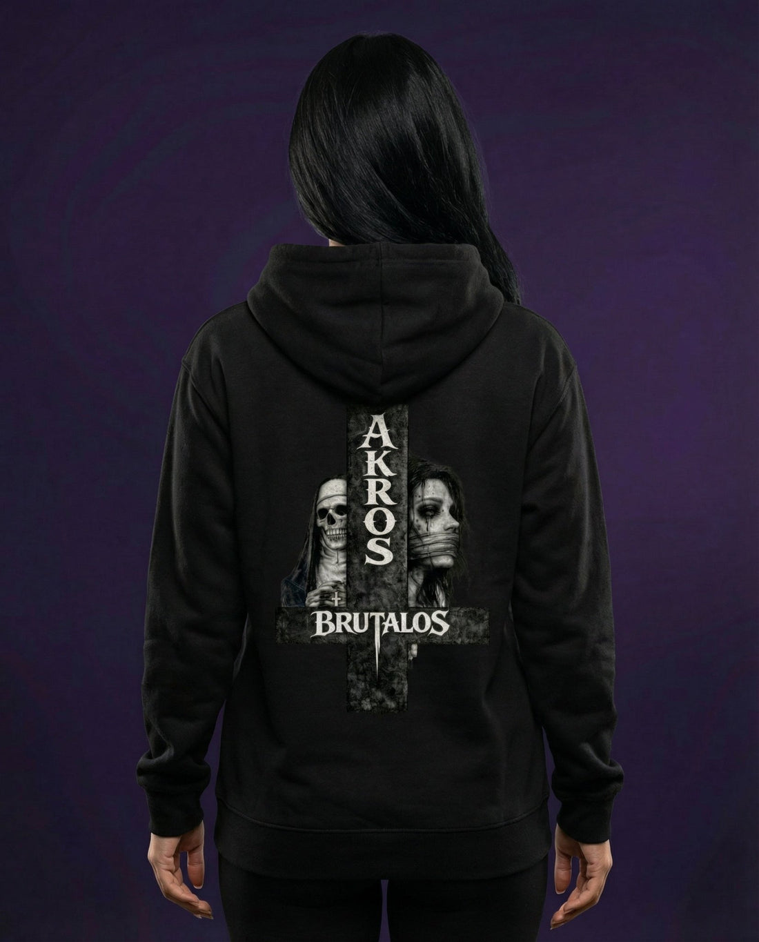 AKROSBRUTALOS HELLFIRE EDITION - OVERSIZED ZIPPER HOODIE | HARDTEKK.DE - Street & Clubwear