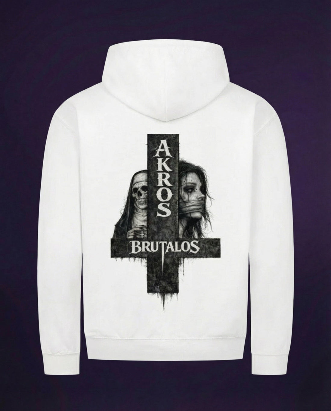 AKROSBRUTALOS HELLFIRE EDITION - OVERSIZED ZIPPER HOODIE | HARDTEKK.DE - Street & Clubwear