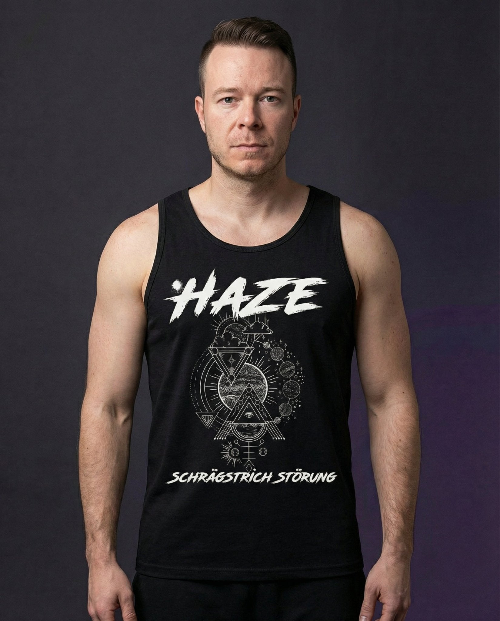 HAZE SCHRÄGSTRICH STÖRUNG COSMIC RITUAL - TANKTOP | HARDTEKK.DE - Street & Clubwear
