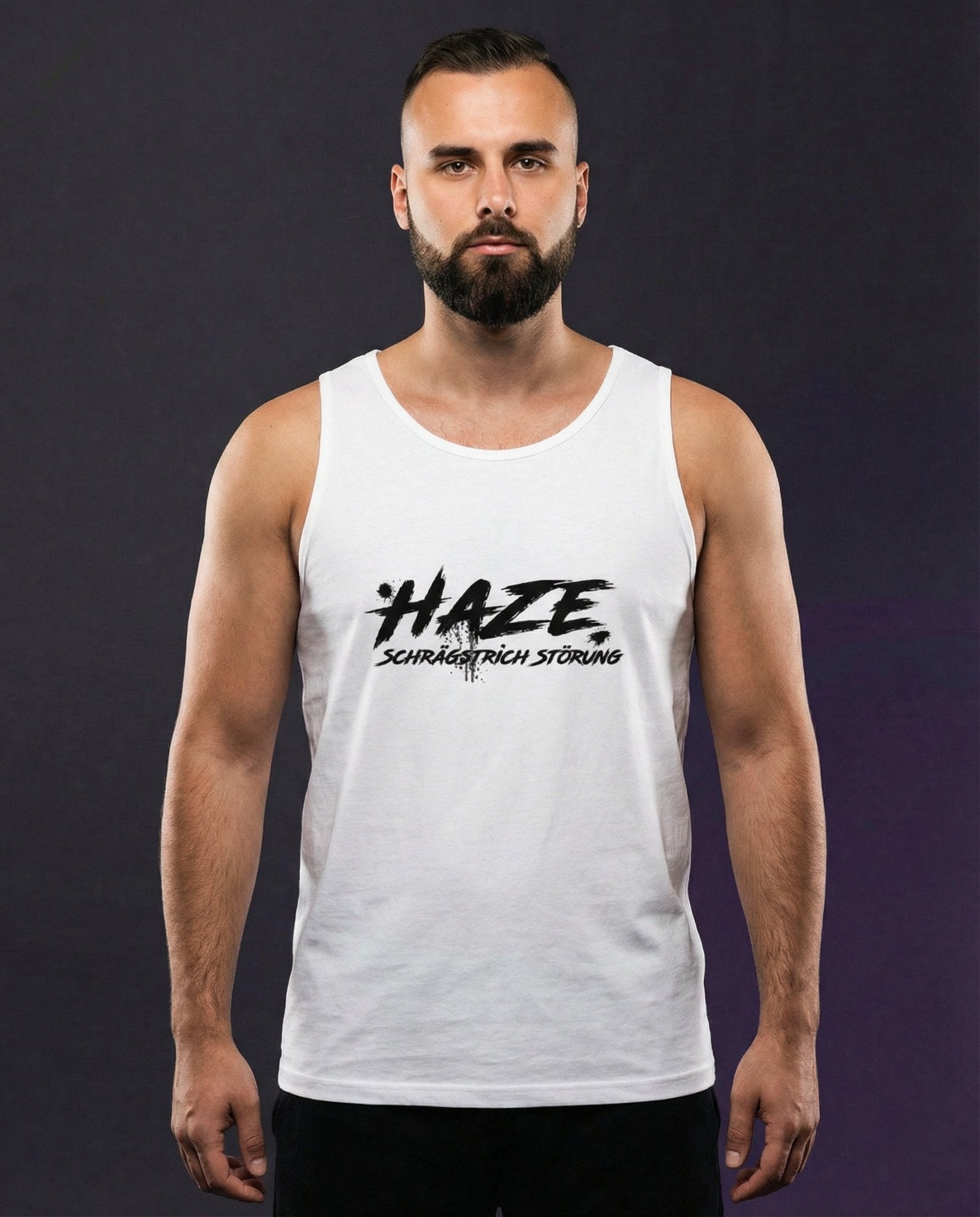 HAZE SCHRÄGSTRICH STÖRUNG - TANKTOP | HARDTEKK.DE - Street & Clubwear