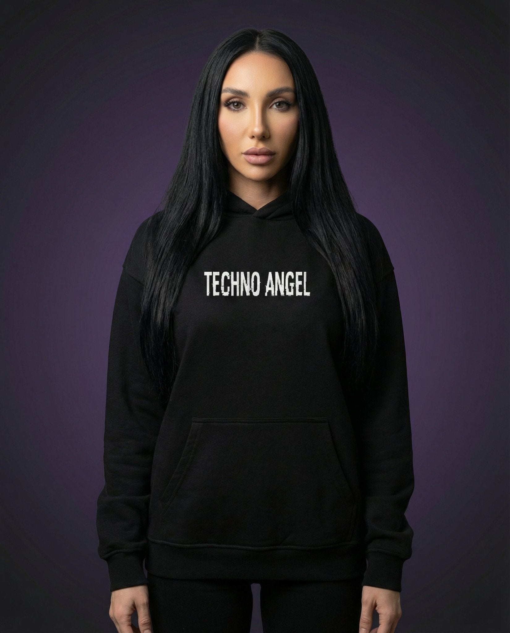 TECHNO ANGEL - OVERSIZED HOODIE - Hardtekk.de