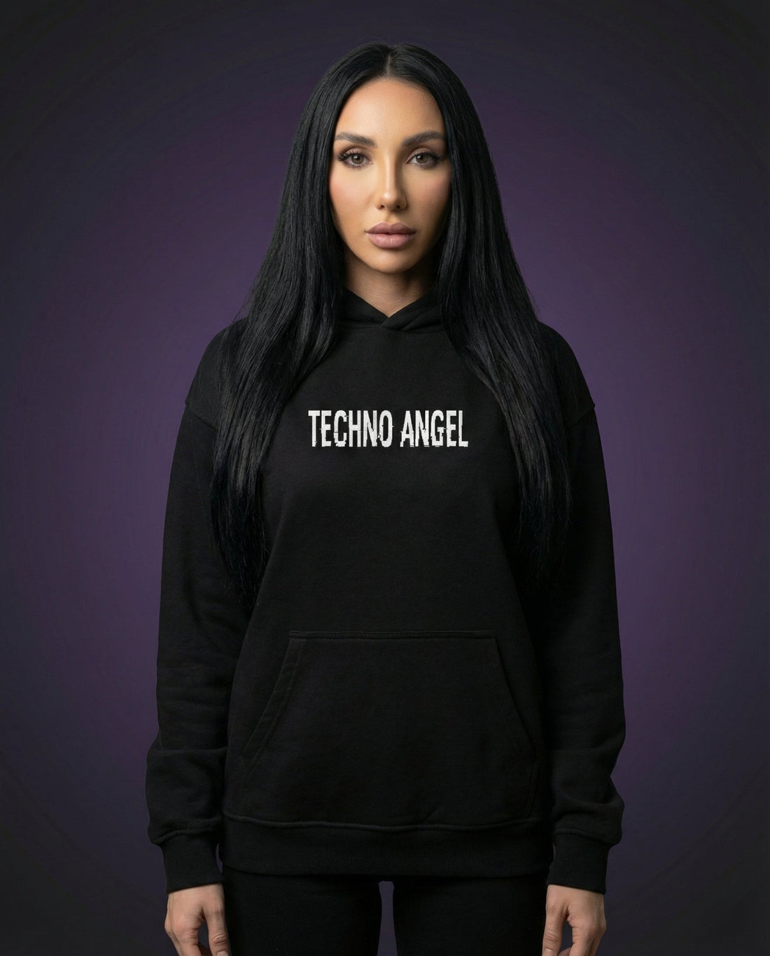 TECHNO ANGEL - OVERSIZED HOODIE - Hardtekk.de