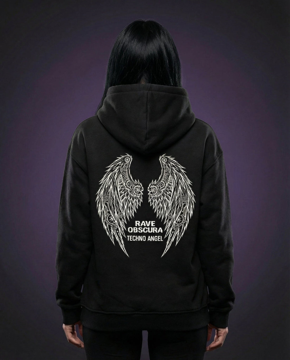 TECHNO ANGEL - OVERSIZED HOODIE - Hardtekk.de