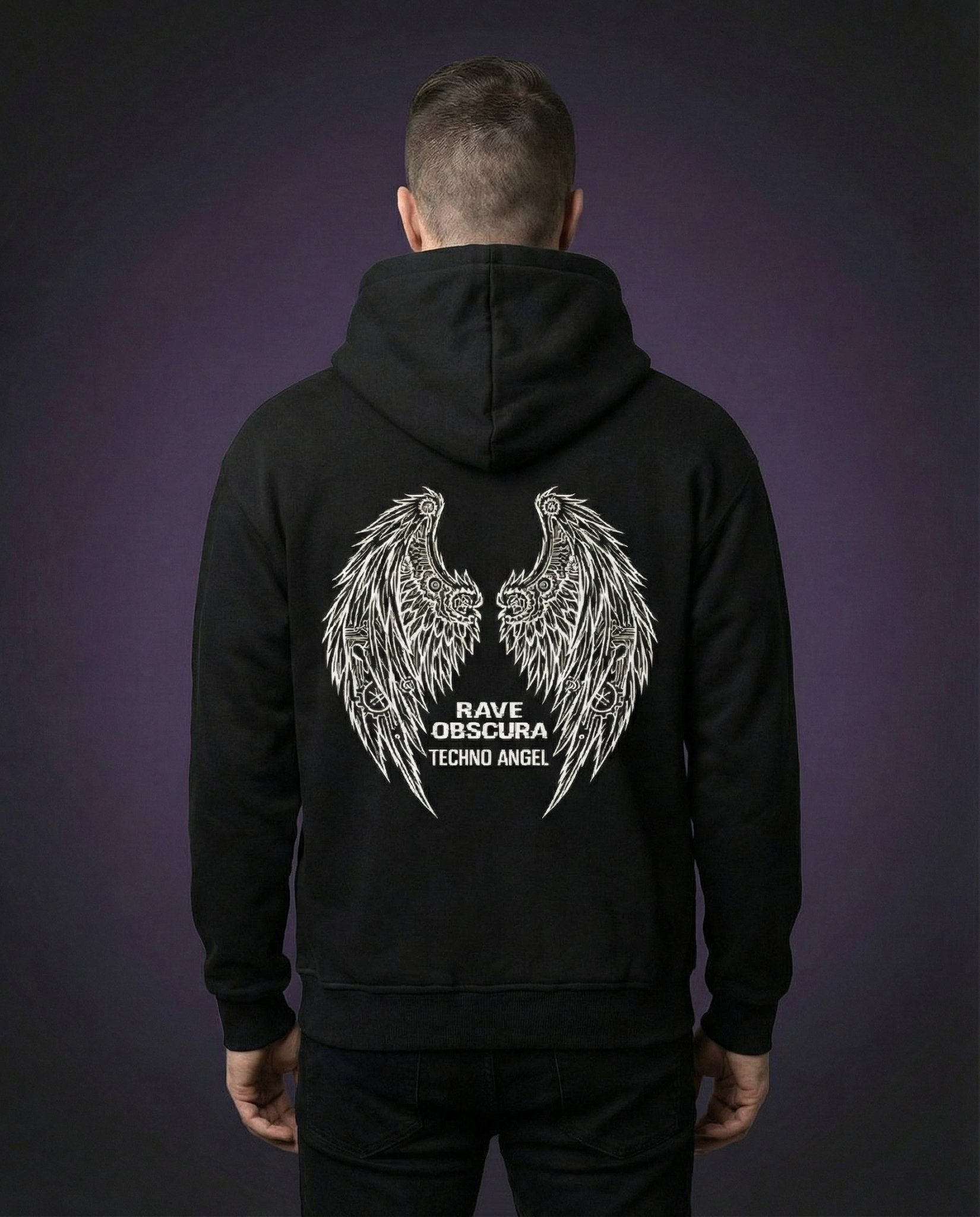 TECHNO ANGEL - OVERSIZED HOODIE - Hardtekk.de
