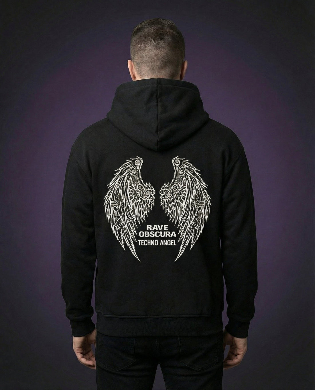 TECHNO ANGEL - OVERSIZED HOODIE - Hardtekk.de
