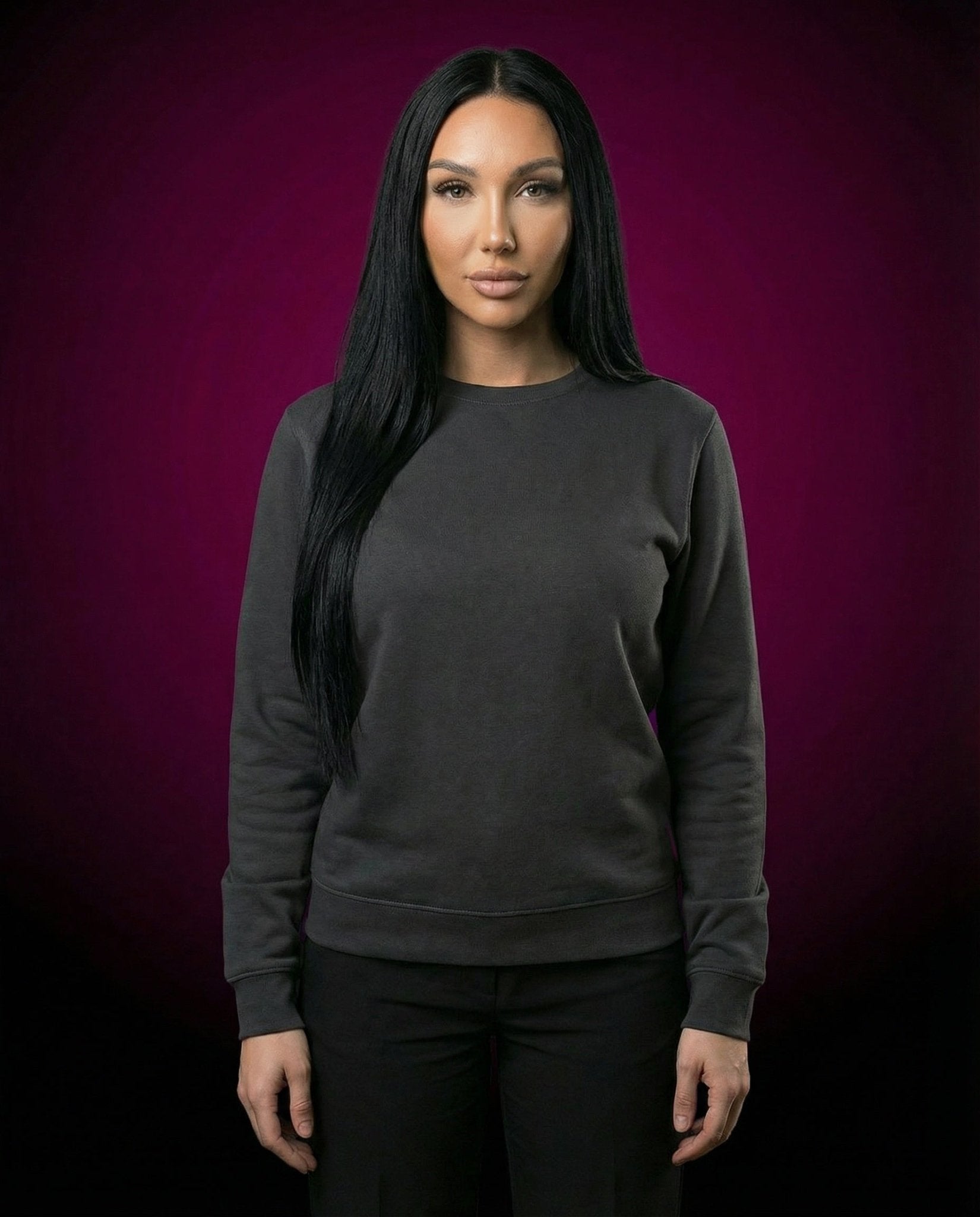 TECHNO GIRLS TASTE BETTER - PREMIUM ORGANIC SWEATSHIRT | HARDTEKK.DE - Street & Clubwear