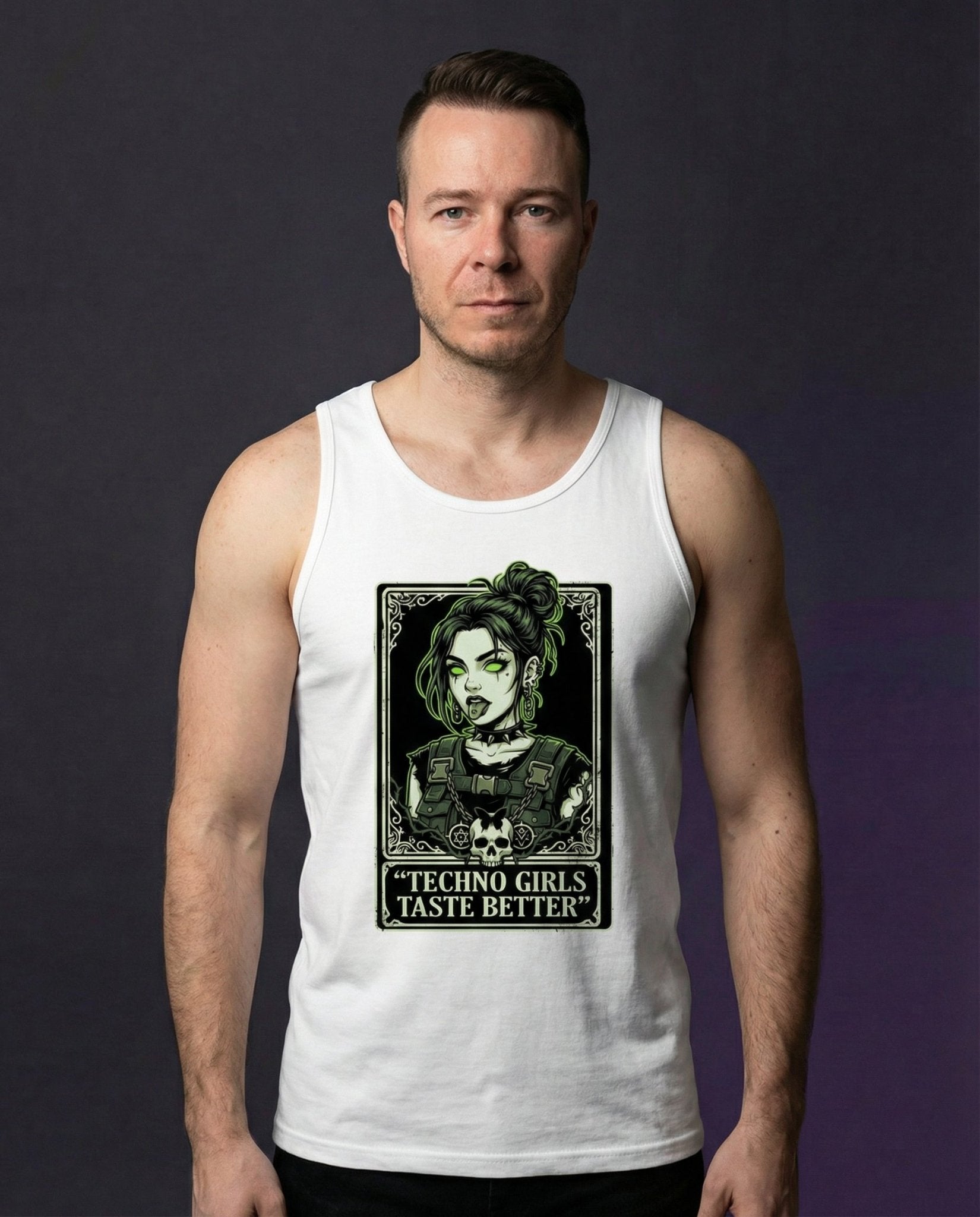 TECHNO GIRLS TASTE BETTER - TANKTOP | HARDTEKK.DE - Street & Clubwear
