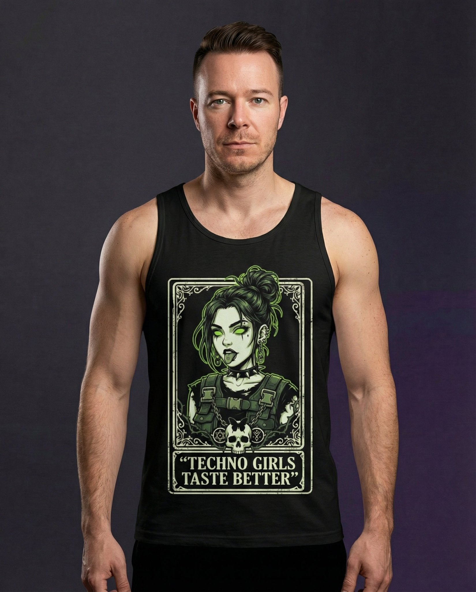 TECHNO GIRLS TASTE BETTER - TANKTOP | HARDTEKK.DE - Street & Clubwear
