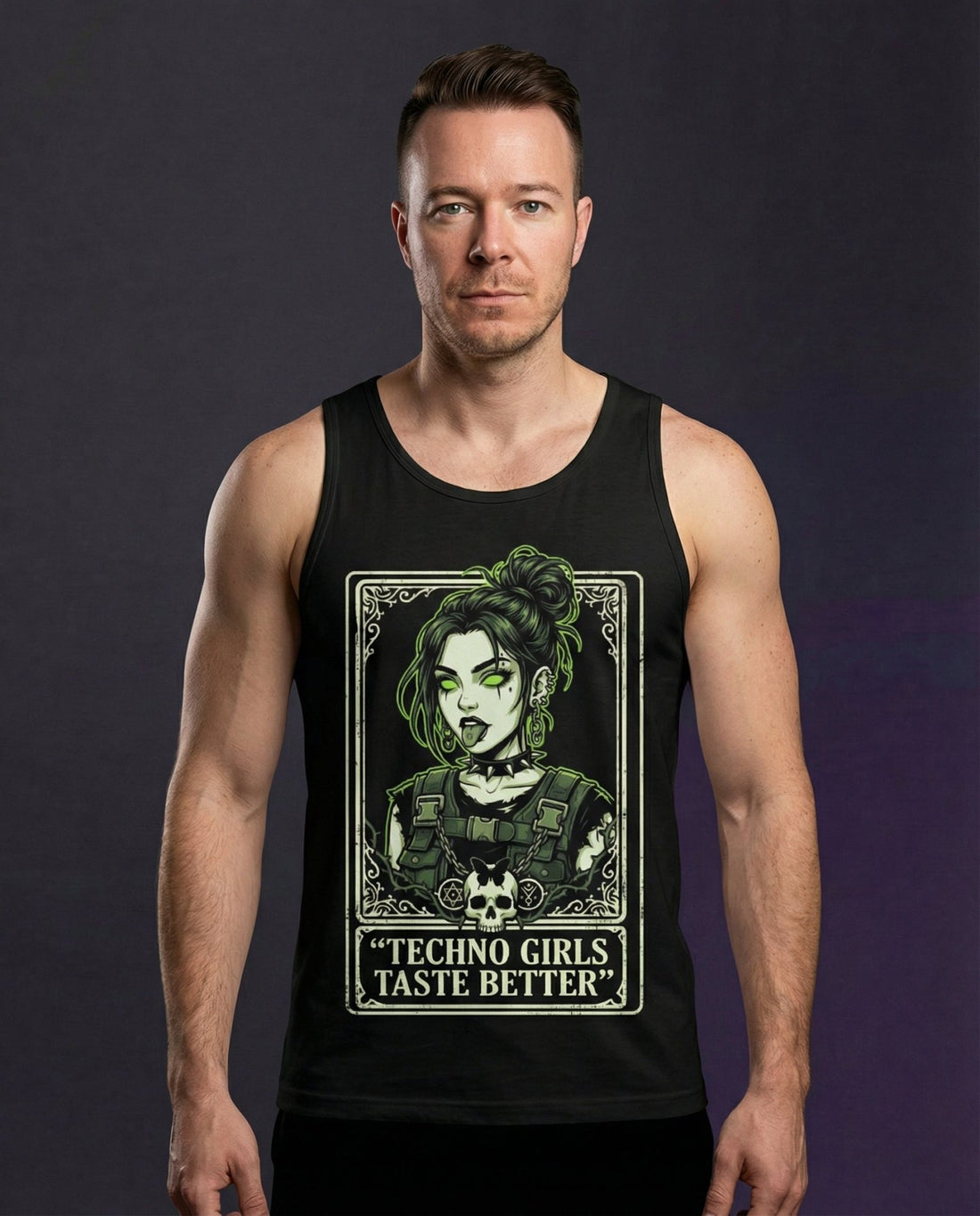TECHNO GIRLS TASTE BETTER - TANKTOP | HARDTEKK.DE - Street & Clubwear