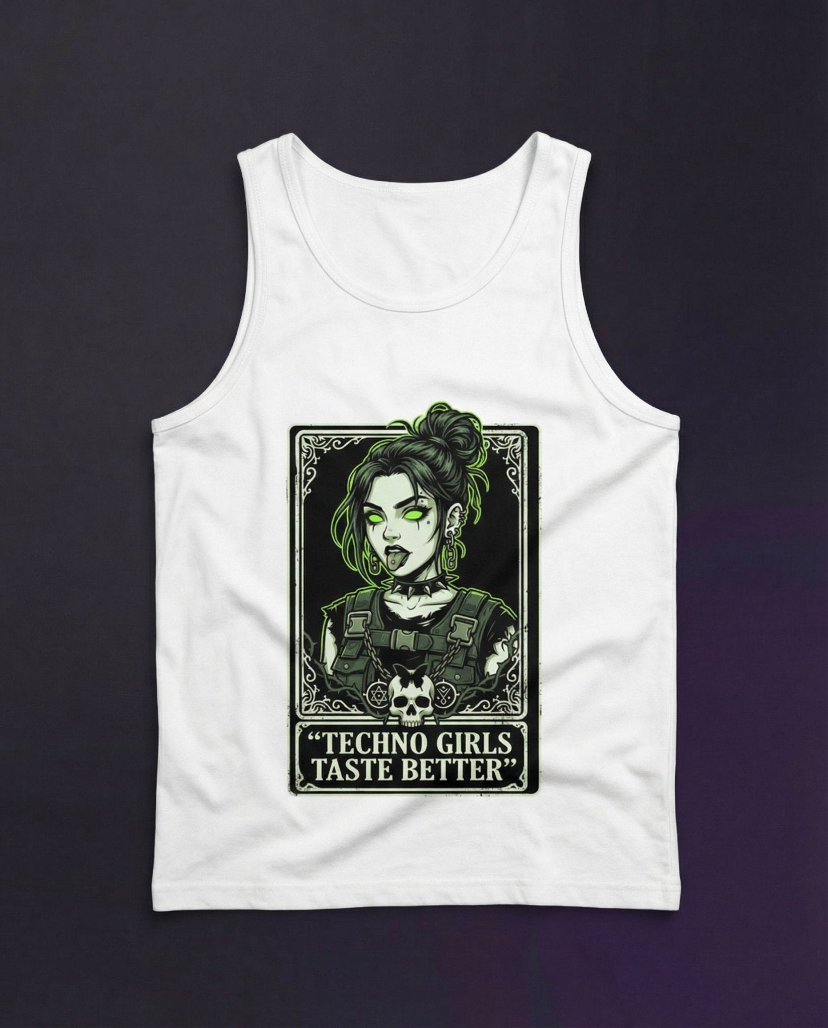 TECHNO GIRLS TASTE BETTER - TANKTOP | HARDTEKK.DE - Street & Clubwear